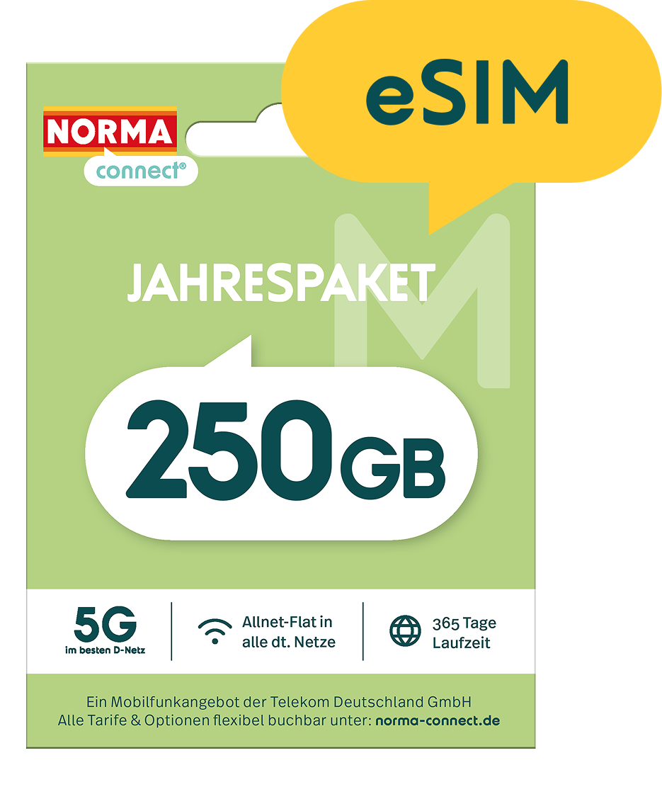 NORMA connect Jahrespaket M eSIM