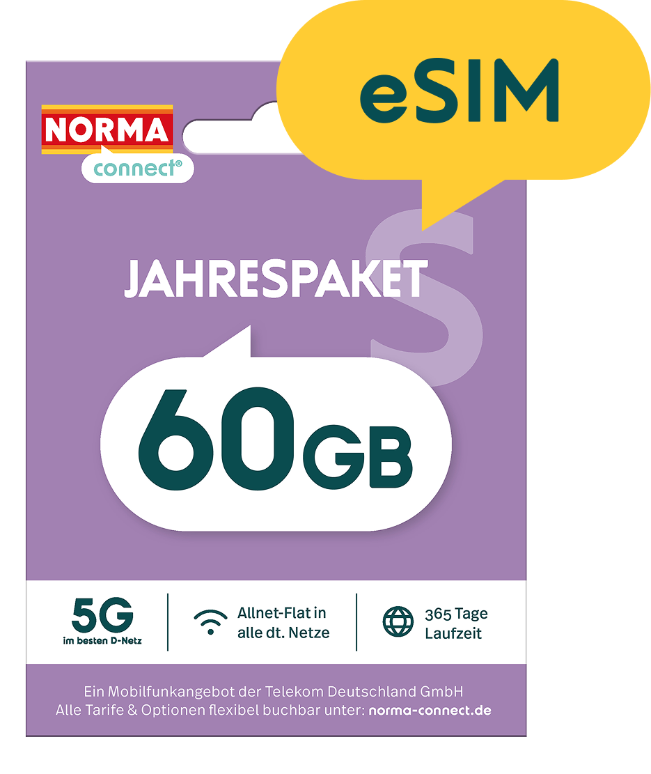 NORMA connect Jahrespaket S eSIM